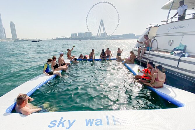Yacht Cruise & Swimming, Snorkeling with Live B.B.Q Lunch - Dubai Harbour to JBR Beach by yacht